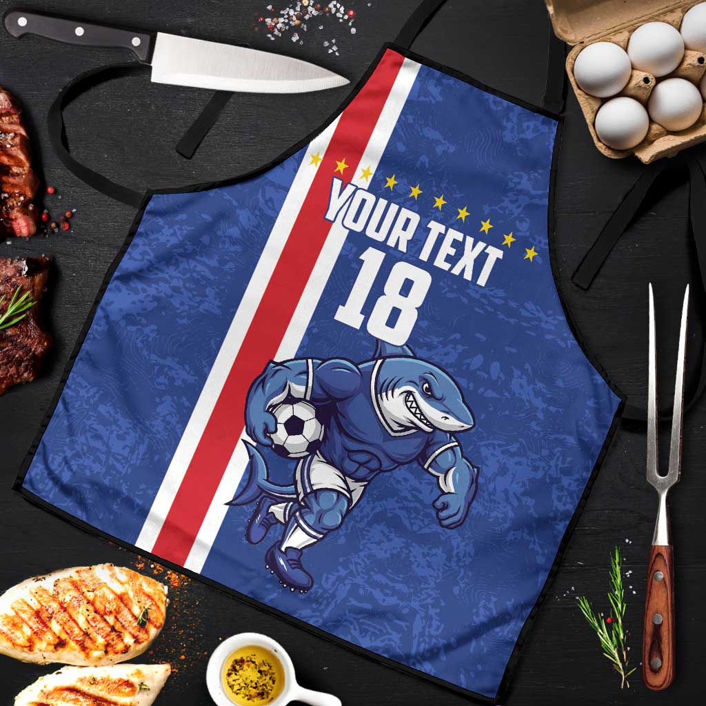 Cape Verde Football Custom Apron Pride Of The Islands - Wonder Print Shop
