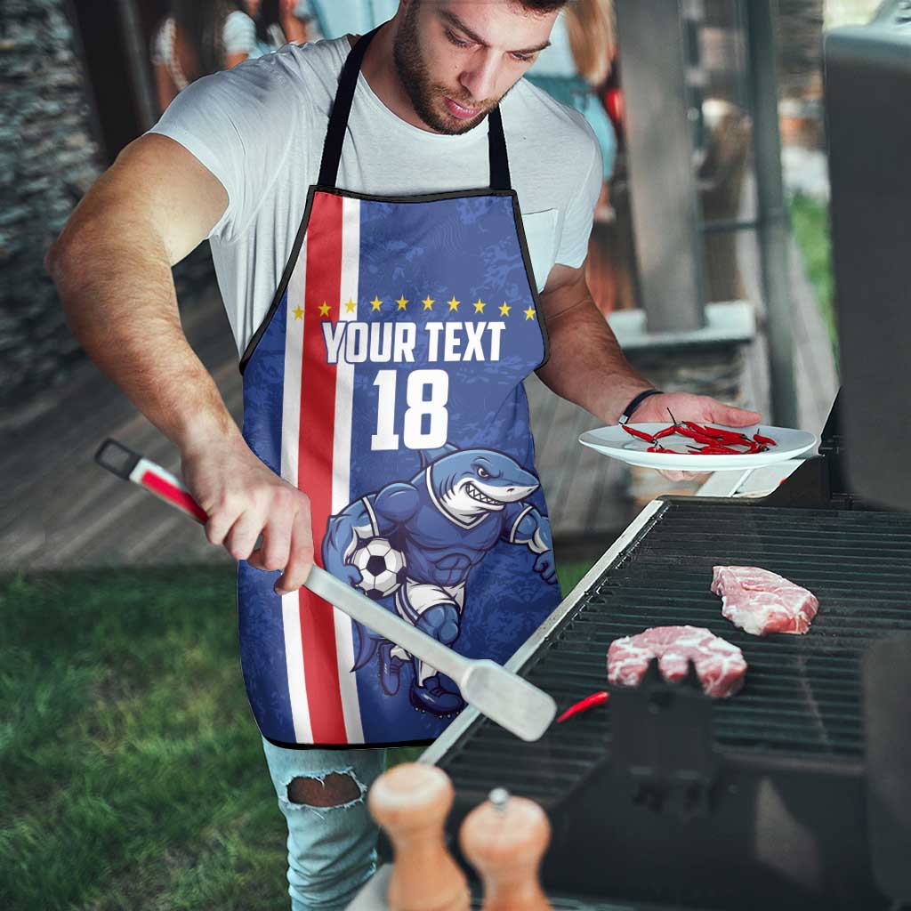 Cape Verde Football Custom Apron Pride Of The Islands - Wonder Print Shop