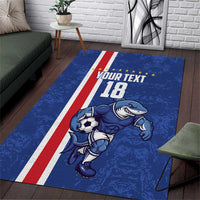 Cape Verde Football Custom Area Rug Pride Of The Islands - Wonder Print Shop