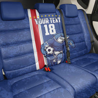 Cape Verde Football Custom Back Car Seat Cover Pride Of The Islands - Wonder Print Shop
