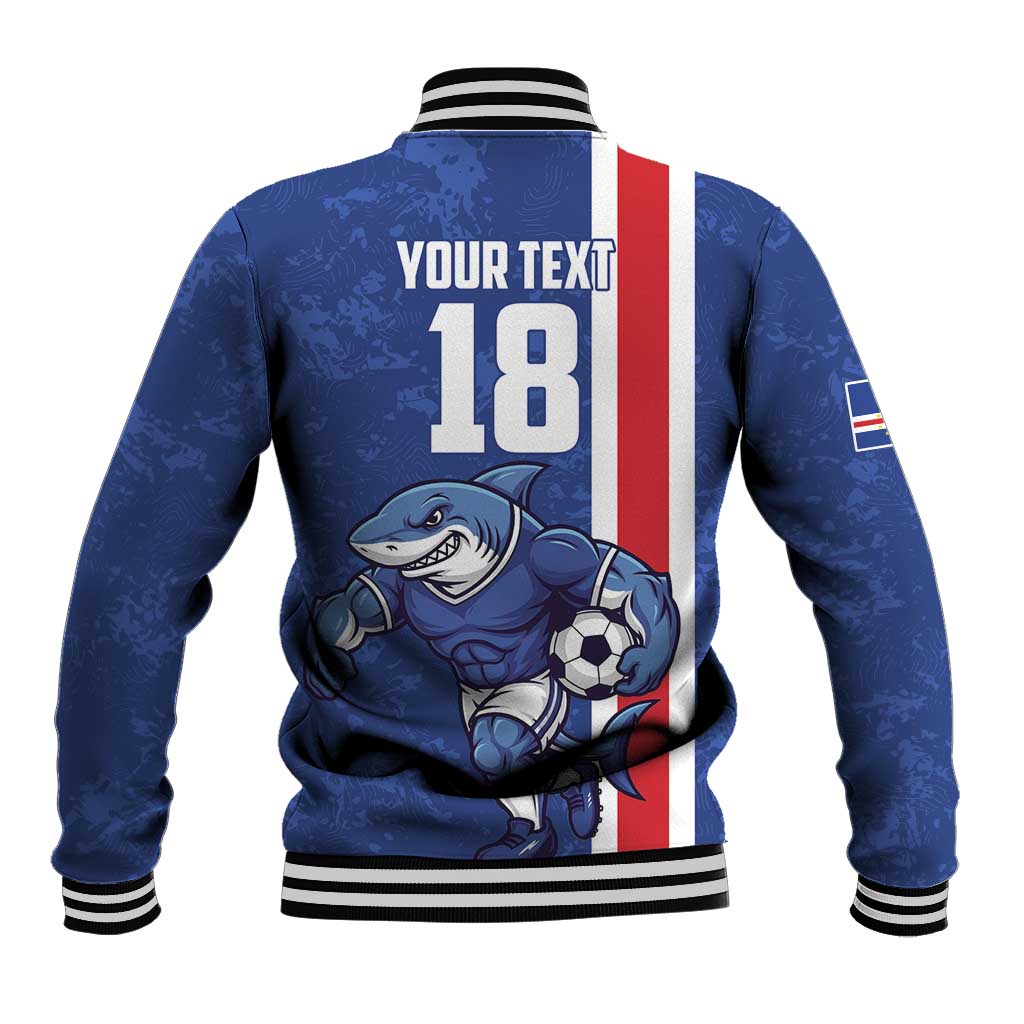 Cape Verde Football Custom Baseball Jacket Pride Of The Islands - Wonder Print Shop