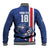Cape Verde Football Custom Baseball Jacket Pride Of The Islands - Wonder Print Shop