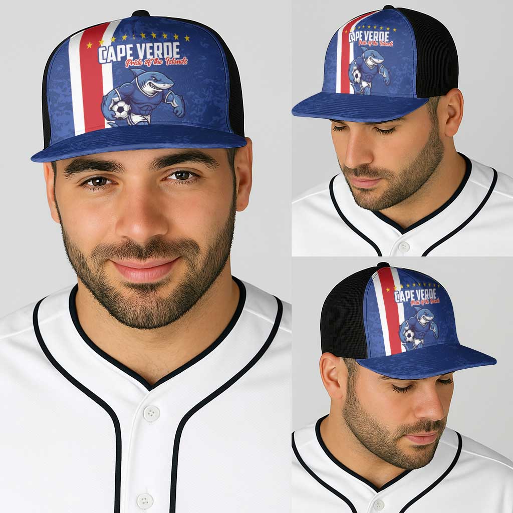 Cape Verde Football Baseball Net Cap Pride Of The Islands - Wonder Print Shop