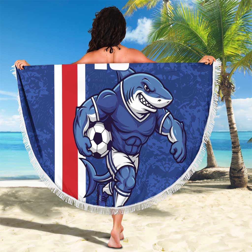 Cape Verde Football Custom Beach Blanket Pride Of The Islands - Wonder Print Shop