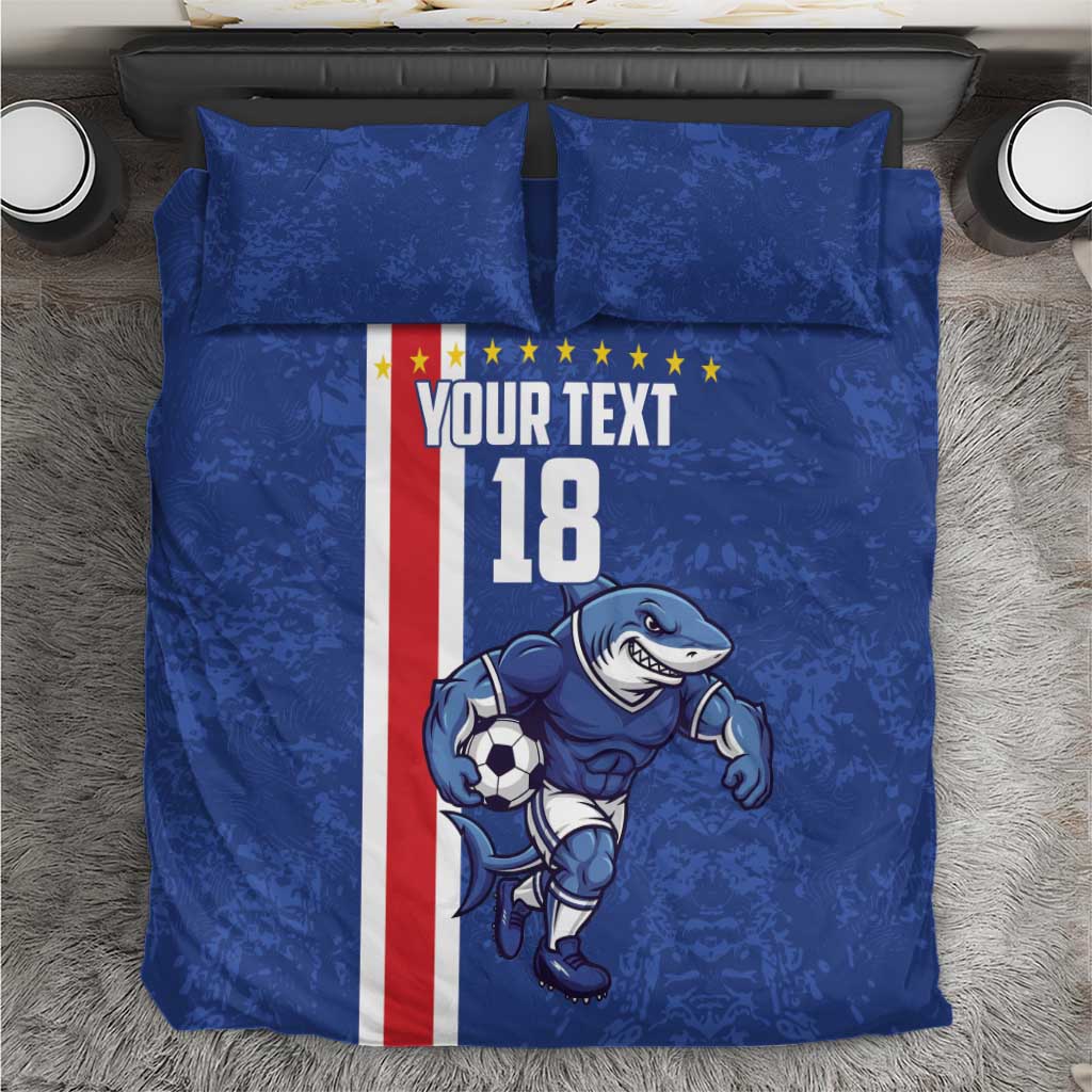 Cape Verde Football Custom Bedding Set Pride Of The Islands - Wonder Print Shop