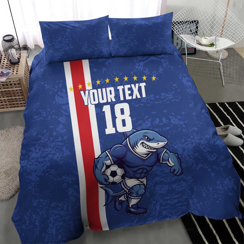 Cape Verde Football Custom Bedding Set Pride Of The Islands - Wonder Print Shop