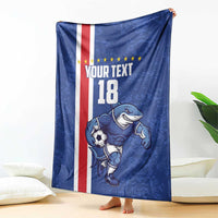Cape Verde Football Custom Blanket Pride Of The Islands - Wonder Print Shop