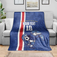 Cape Verde Football Custom Blanket Pride Of The Islands - Wonder Print Shop