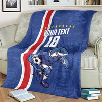 Cape Verde Football Custom Blanket Pride Of The Islands - Wonder Print Shop