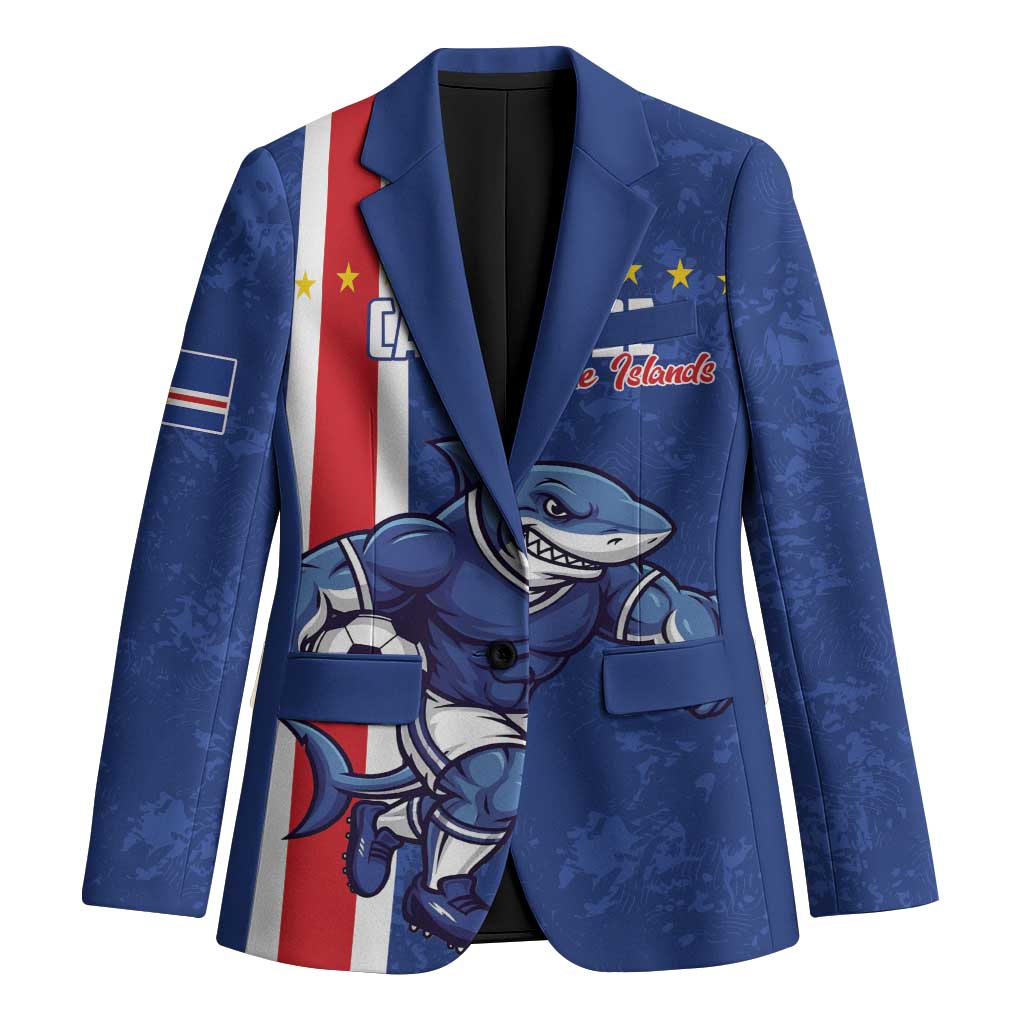 Cape Verde Football Custom Blazer Pride Of The Islands - Wonder Print Shop
