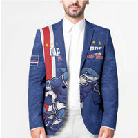 Cape Verde Football Custom Blazer Pride Of The Islands - Wonder Print Shop
