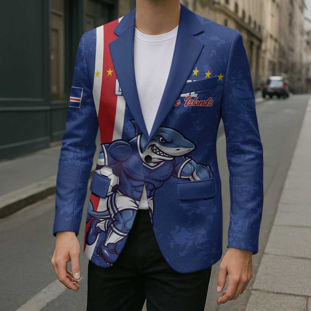 Cape Verde Football Custom Blazer Pride Of The Islands - Wonder Print Shop