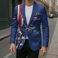 Cape Verde Football Custom Blazer Pride Of The Islands - Wonder Print Shop