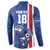 Cape Verde Football Custom Button Sweatshirt Pride Of The Islands - Wonder Print Shop