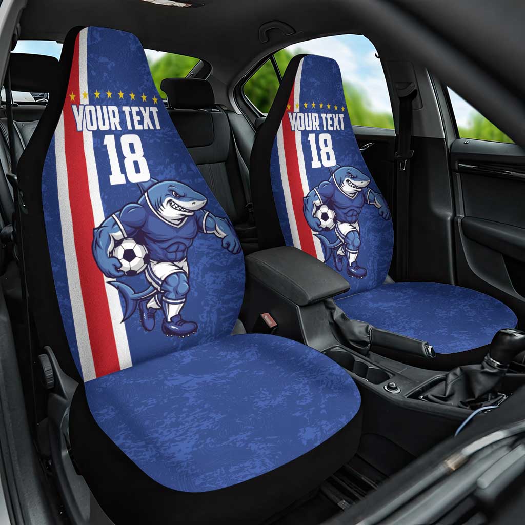 Cape Verde Football Custom Car Seat Cover Pride Of The Islands - Wonder Print Shop
