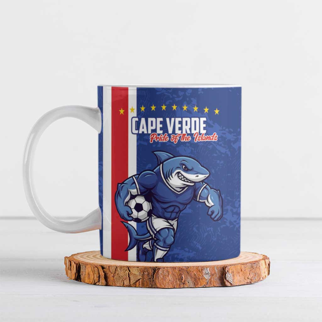 Cape Verde Football Custom Ceramic Mug Pride Of The Islands - Wonder Print Shop