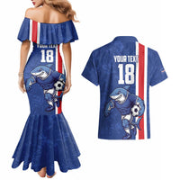 Cape Verde Football Custom Couples Matching Mermaid Dress and Hawaiian Shirt Pride Of The Islands - Wonder Print Shop