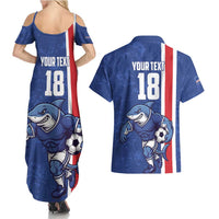Cape Verde Football Custom Couples Matching Summer Maxi Dress and Hawaiian Shirt Pride Of The Islands - Wonder Print Shop