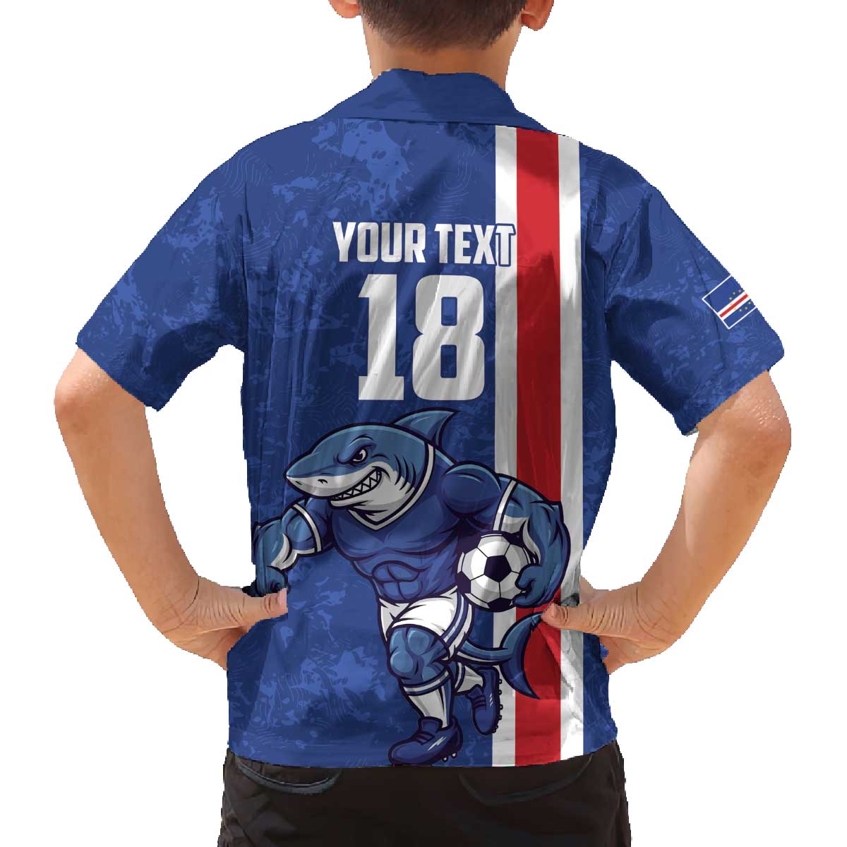 Cape Verde Football Custom Family Matching Off The Shoulder Long Sleeve Dress and Hawaiian Shirt Pride Of The Islands - Wonder Print Shop