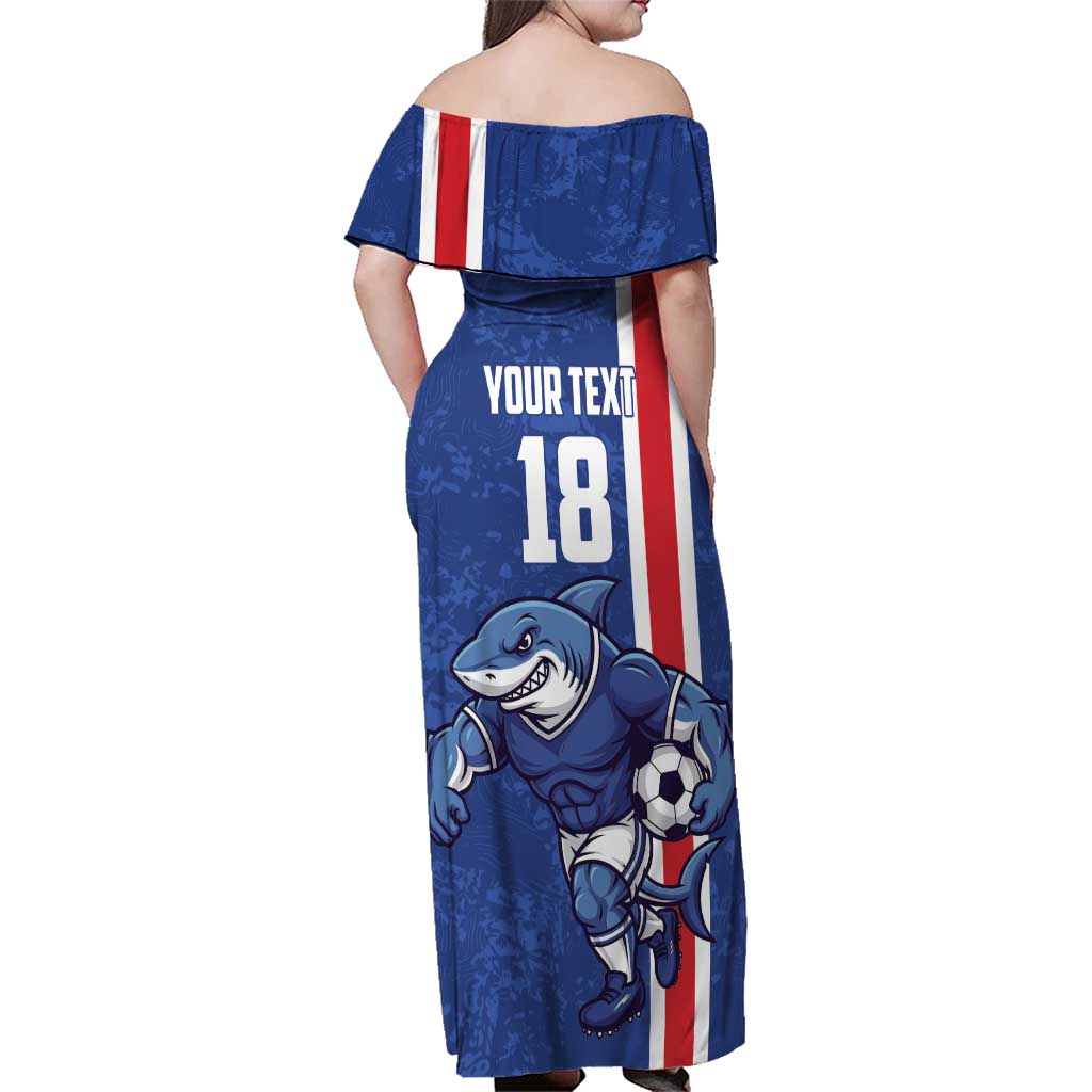 Cape Verde Football Custom Family Matching Off Shoulder Maxi Dress and Hawaiian Shirt Pride Of The Islands - Wonder Print Shop