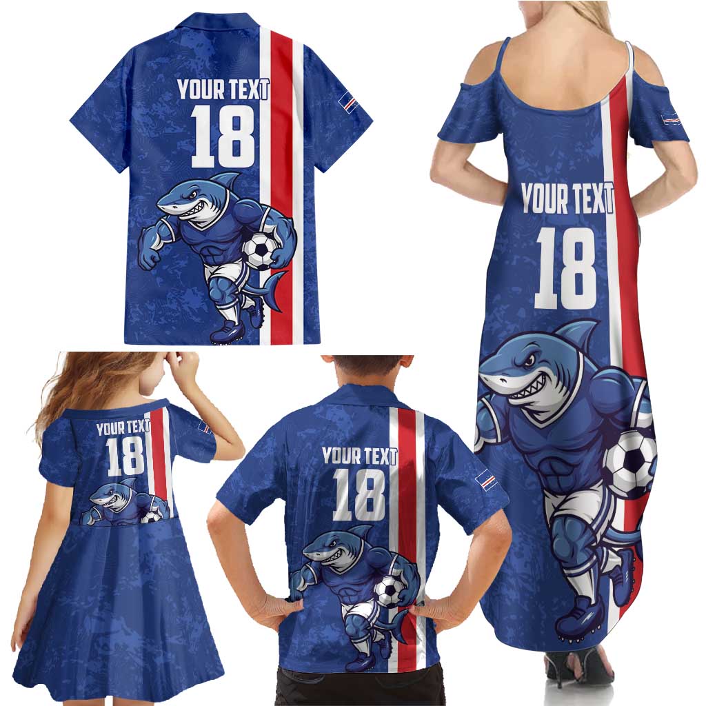 Cape Verde Football Custom Family Matching Summer Maxi Dress and Hawaiian Shirt Pride Of The Islands - Wonder Print Shop