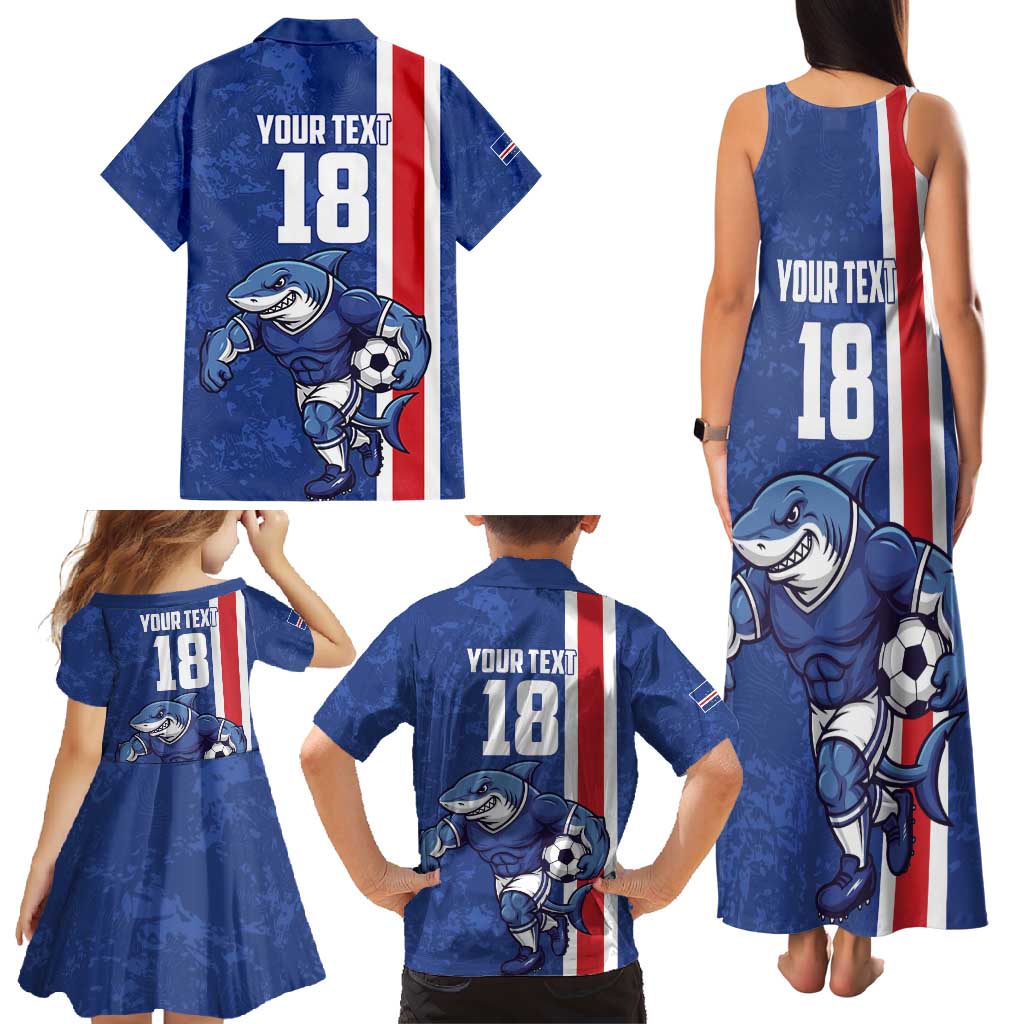 Cape Verde Football Custom Family Matching Tank Maxi Dress and Hawaiian Shirt Pride Of The Islands - Wonder Print Shop