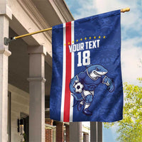 Cape Verde Football Custom Garden Flag Pride Of The Islands - Wonder Print Shop