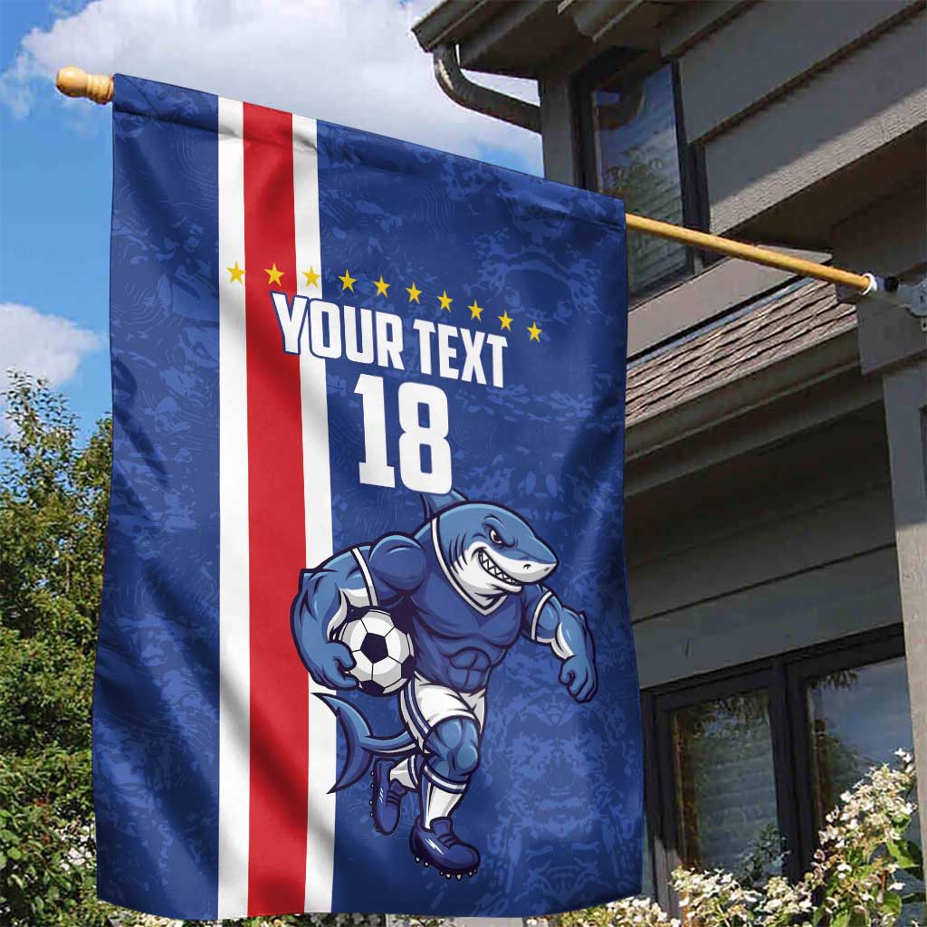 Cape Verde Football Custom Garden Flag Pride Of The Islands - Wonder Print Shop