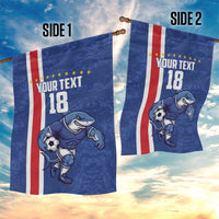 Cape Verde Football Custom Garden Flag Pride Of The Islands - Wonder Print Shop