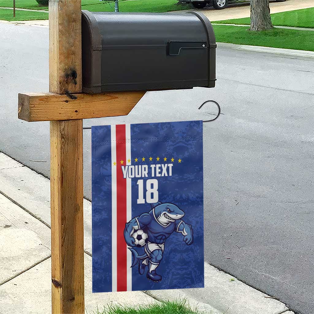 Cape Verde Football Custom Garden Flag Pride Of The Islands - Wonder Print Shop