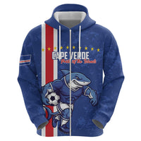 Cape Verde Football Custom Hoodie Pride Of The Islands - Wonder Print Shop