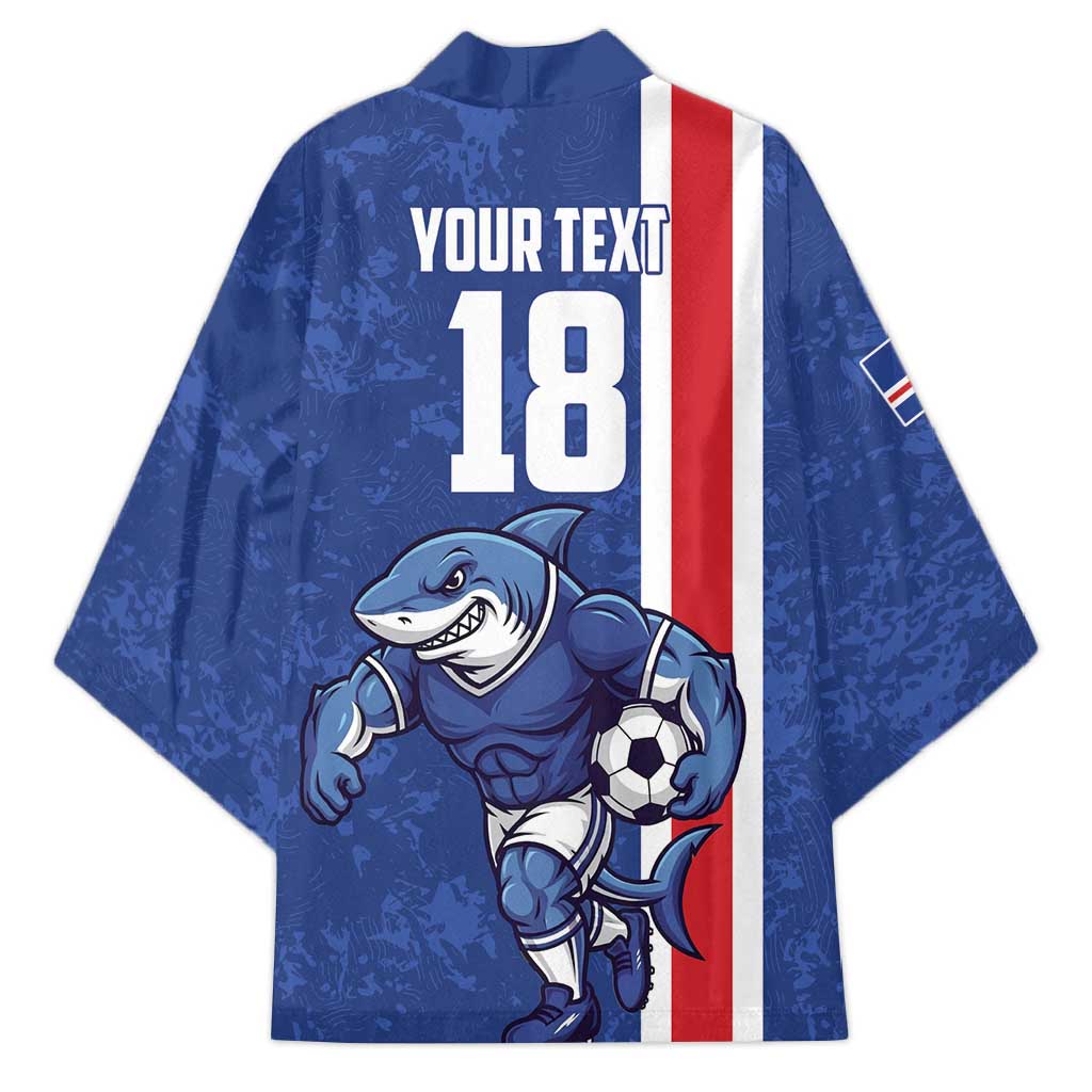 Cape Verde Football Custom Kimono Pride Of The Islands - Wonder Print Shop