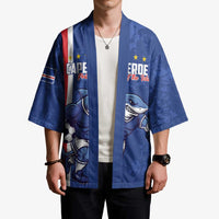 Cape Verde Football Custom Kimono Pride Of The Islands - Wonder Print Shop