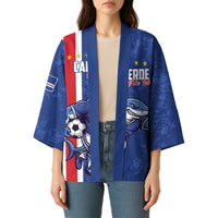 Cape Verde Football Custom Kimono Pride Of The Islands - Wonder Print Shop
