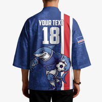 Cape Verde Football Custom Kimono Pride Of The Islands - Wonder Print Shop