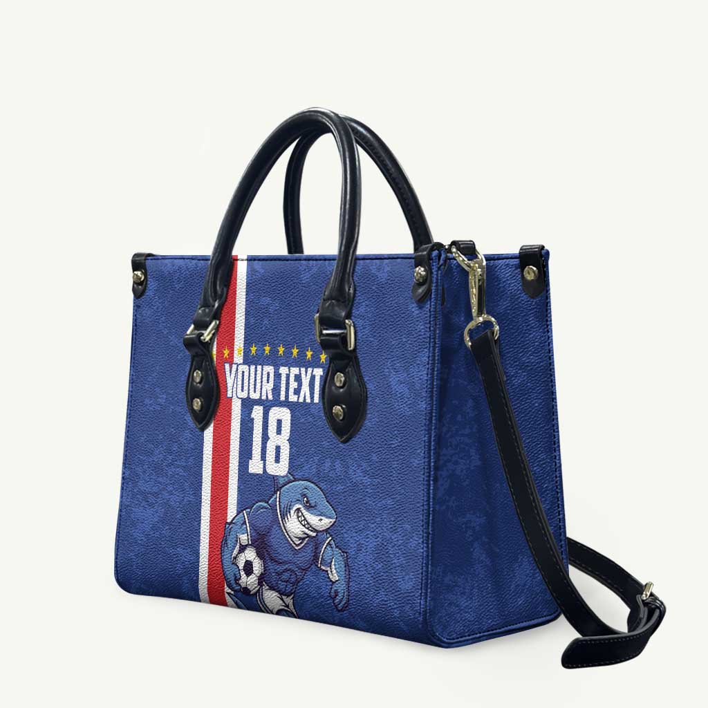 Cape Verde Football Custom Leather Bag Pride Of The Islands - Wonder Print Shop