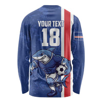 Cape Verde Football Custom Long Sleeve Shirt Pride Of The Islands - Wonder Print Shop