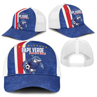 Cape Verde Football Mesh Trucker Cap Pride Of The Islands - Wonder Print Shop