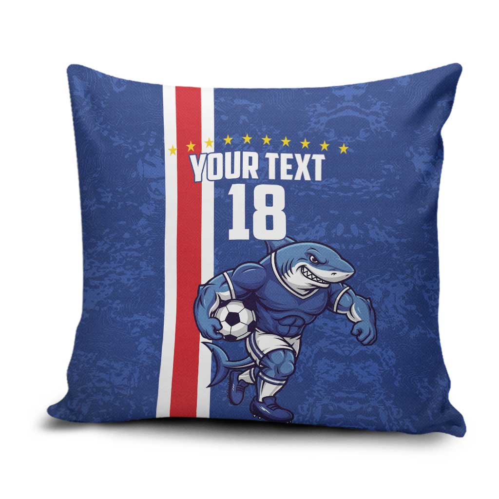 Cape Verde Football Custom Pillow Cover Pride Of The Islands - Wonder Print Shop