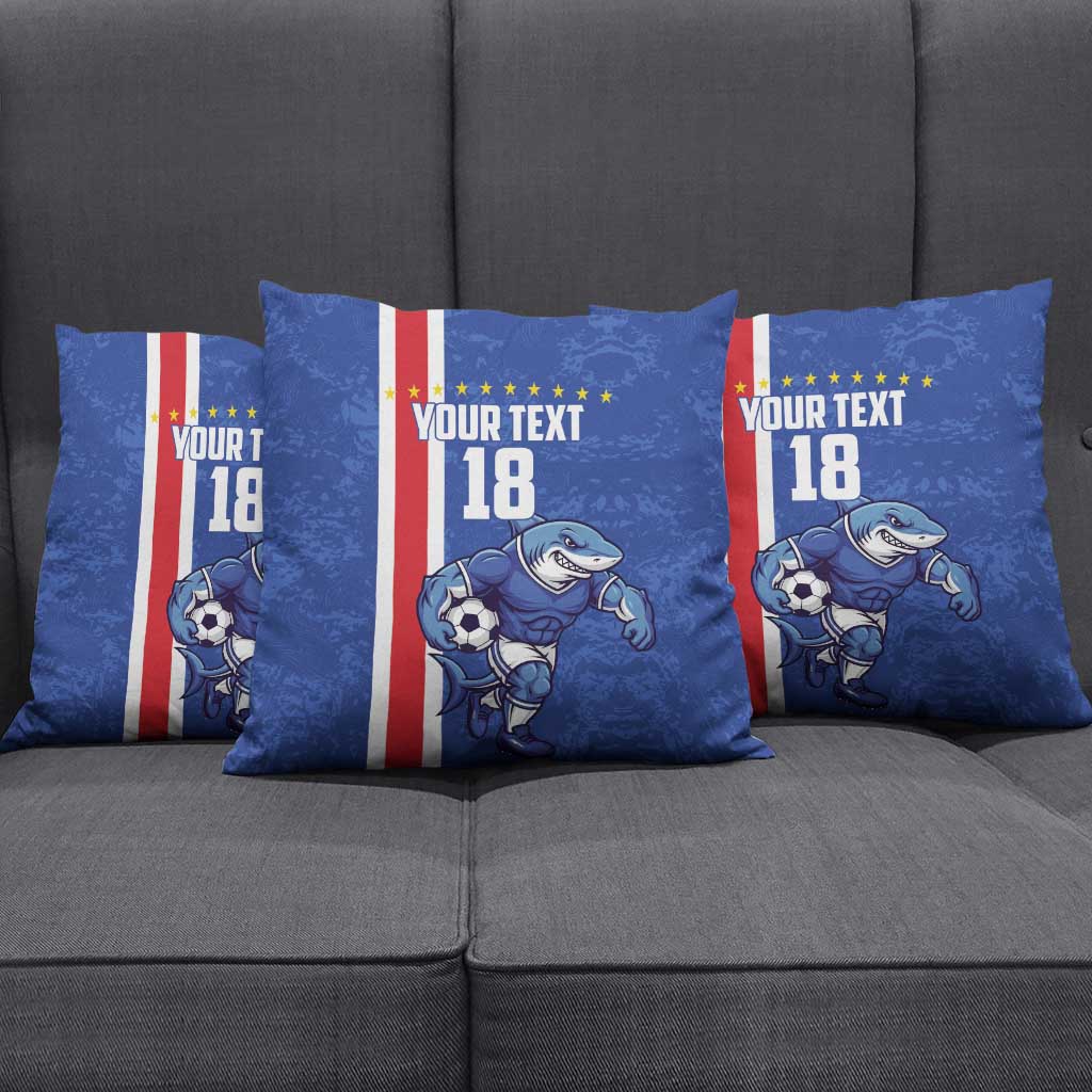 Cape Verde Football Custom Pillow Cover Pride Of The Islands - Wonder Print Shop