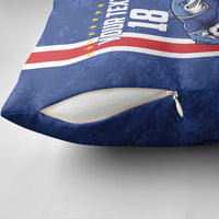 Cape Verde Football Custom Pillow Cover Pride Of The Islands - Wonder Print Shop