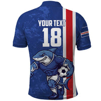 Cape Verde Football Custom Polo Shirt Pride Of The Islands - Wonder Print Shop