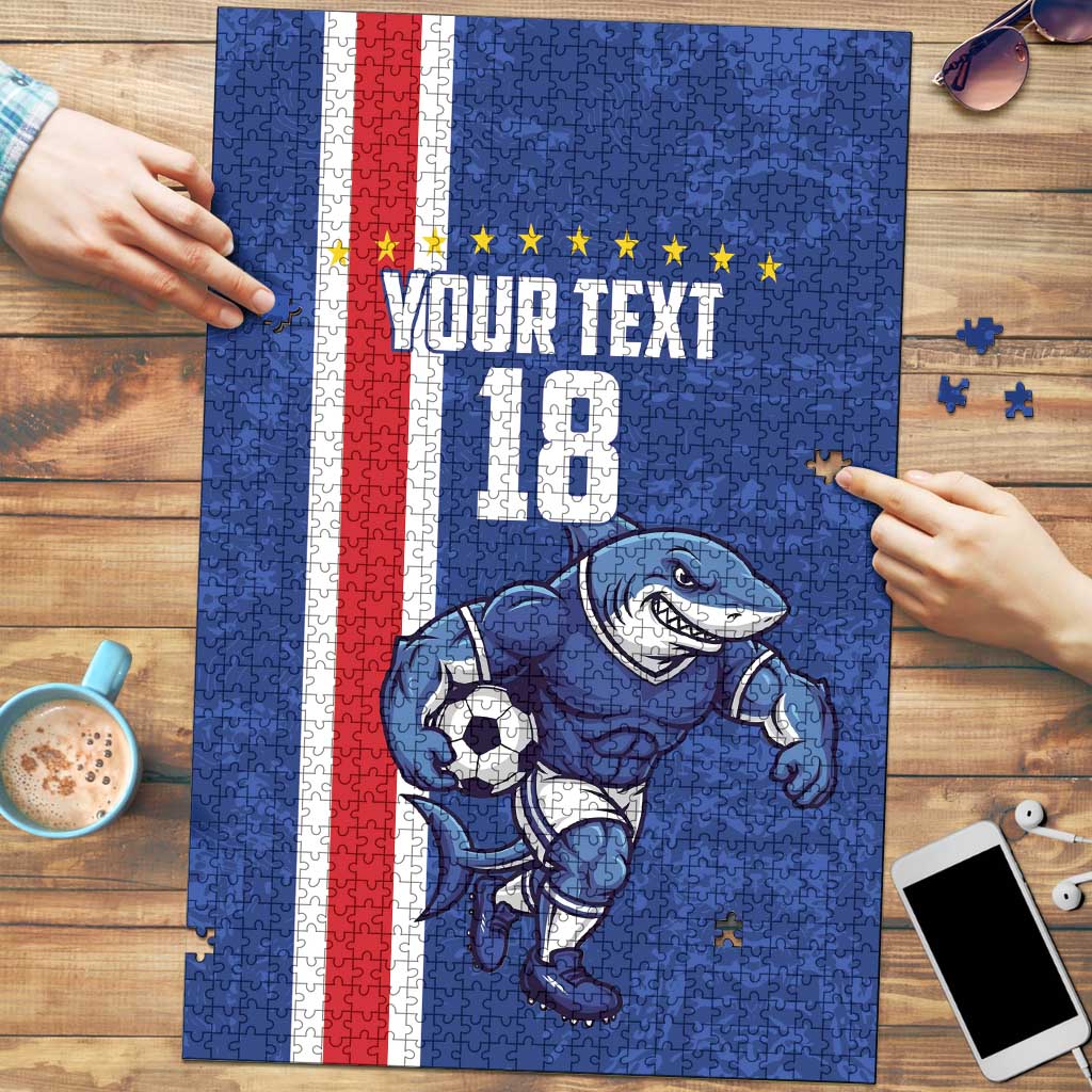 Cape Verde Football Custom Puzzle Pride Of The Islands - Wonder Print Shop