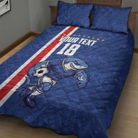 Cape Verde Football Custom Quilt Bed Set Pride Of The Islands - Wonder Print Shop