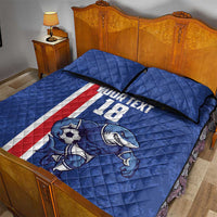 Cape Verde Football Custom Quilt Bed Set Pride Of The Islands - Wonder Print Shop