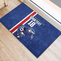 Cape Verde Football Custom Rubber Doormat Pride Of The Islands - Wonder Print Shop