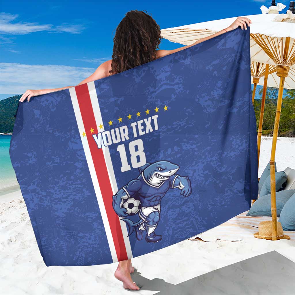 Cape Verde Football Custom Sarong Pride Of The Islands - Wonder Print Shop