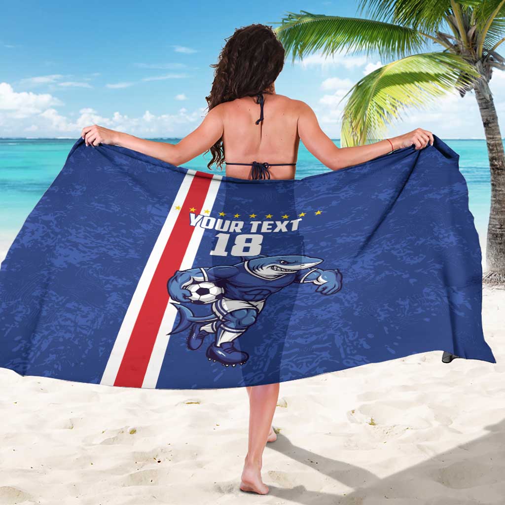 Cape Verde Football Custom Sarong Pride Of The Islands - Wonder Print Shop