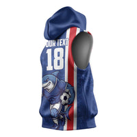 Cape Verde Football Custom Sleeveless Hoodie Pride Of The Islands - Wonder Print Shop