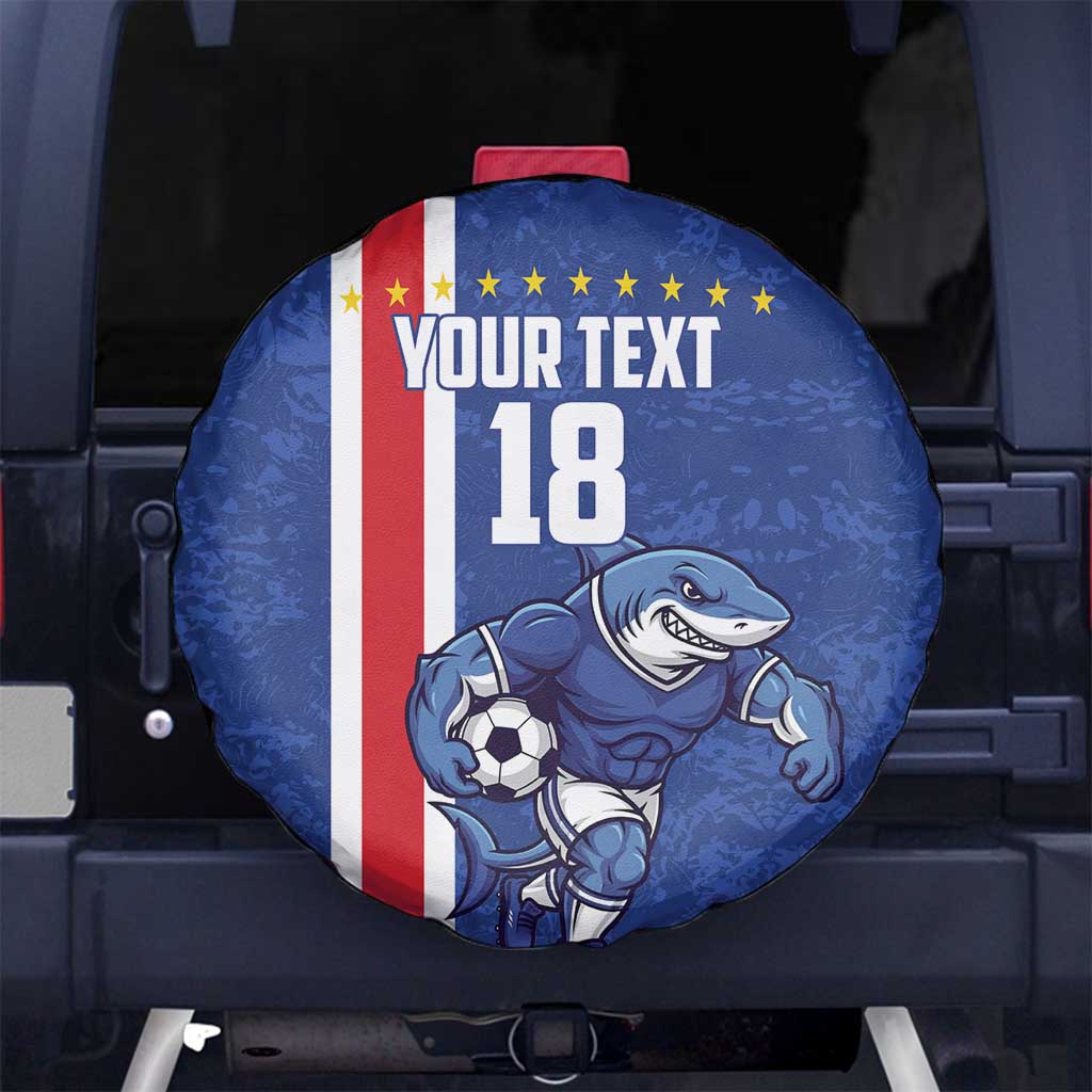 Cape Verde Football Custom Spare Tire Cover Pride Of The Islands - Wonder Print Shop